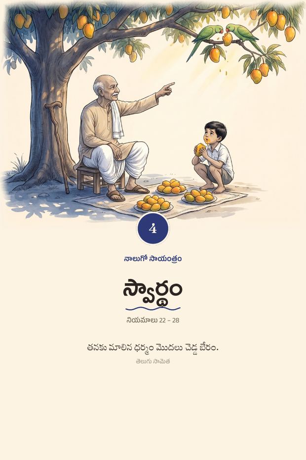 పుస్తకంలోని పేజీ: మూడో సాయంత్రం · లౌక్యం